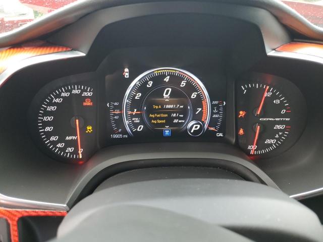 1G1YB2D76K5112381 - 2019 CHEVROLET CORVETTE STINGRAY 1LT RED photo 9