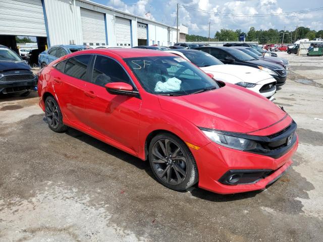 2HGFC2F81LH515942 - 2020 HONDA CIVIC SPORT 红色 照片 4
