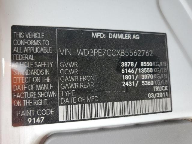 WD3PE7CCXB5562762 - 2011 MERZ SPRINTER 2500 Biały zdjęcie 14