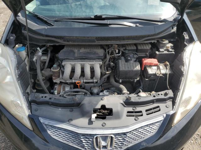 JHMGE8G5XBC001592 - 2011 HONDA FIT SPORT BLACK photo 11