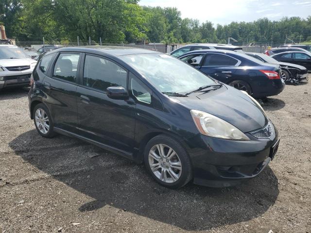 JHMGE8G5XBC001592 - 2011 HONDA FIT SPORT BLACK photo 4