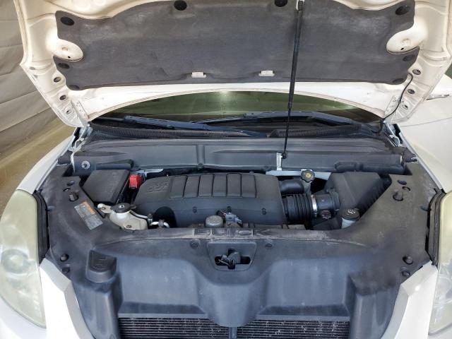 5GAKRCED7BJ350607 - 2011 BUICK ENCLAVE CXL WHITE photo 12