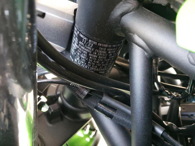 ML5EXER13PDA89993 - 2023 KAWASAKI EX650 R Жасыл фото 10
