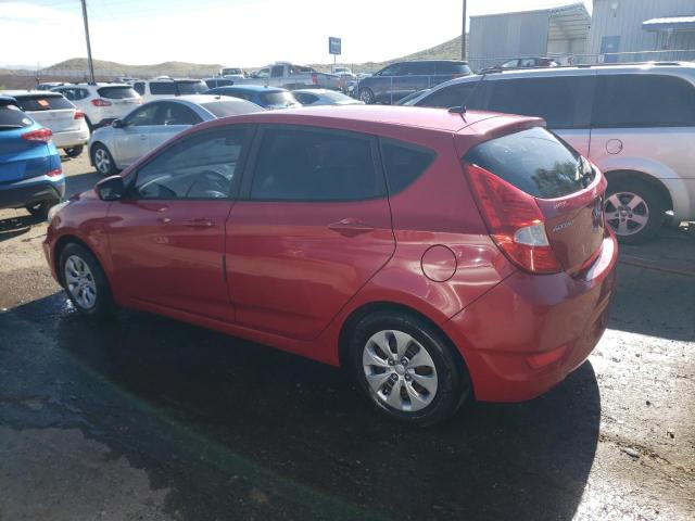 KMHCT5AE0HU323170 - 2017 HYUNDAI ACCENT SE RED photo 2