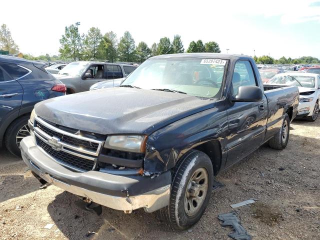 1GCEC14X27Z167668 - 2007 CHEVROLET SILVERADO C1500 CLASSIC BLUE photo 1
