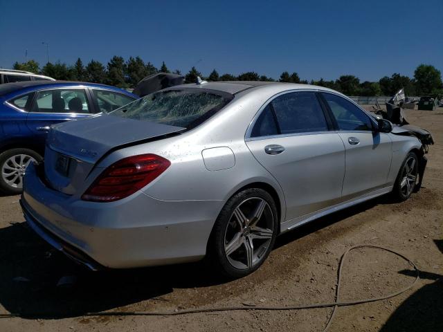 WDDUG7JB1FA127774 - 2015 MERCEDES-BENZ S 63 AMG SILVER photo 3