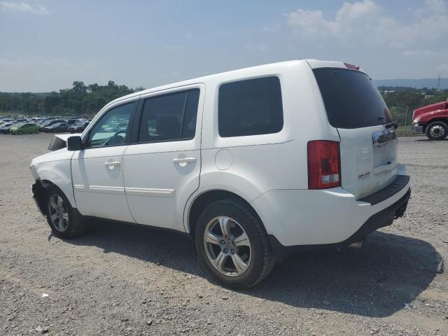 5FNYF3H55EB017940 - 2014 HONDA PILOT EXL WHITE photo 2