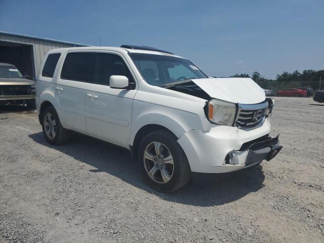 5FNYF3H55EB017940 - 2014 HONDA PILOT EXL WHITE photo 4