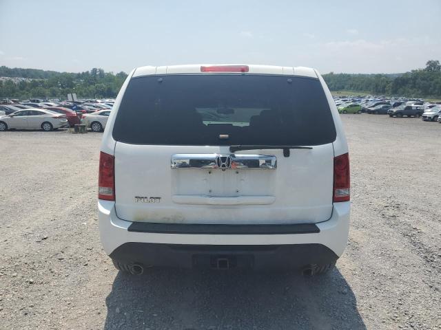 5FNYF3H55EB017940 - 2014 HONDA PILOT EXL WHITE photo 6
