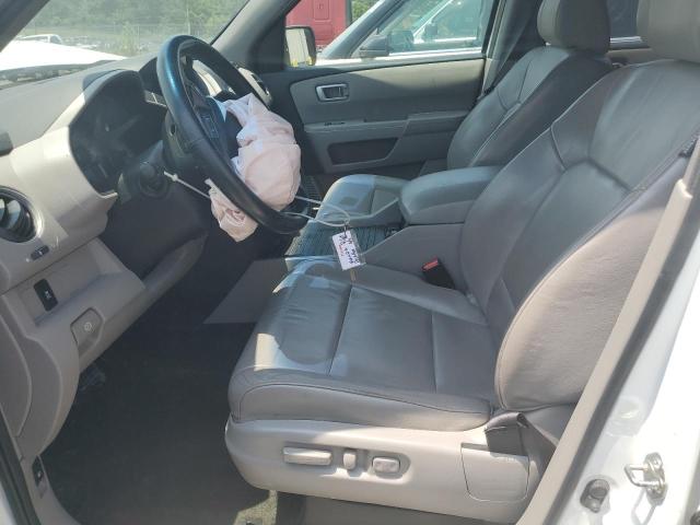 5FNYF3H55EB017940 - 2014 HONDA PILOT EXL WHITE photo 7