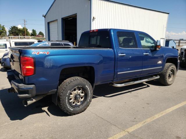 1GC1KXE85FF556977 - 2015 CHEVROLET SILVERADO K2500 HIGH COUNTRY BLUE photo 3