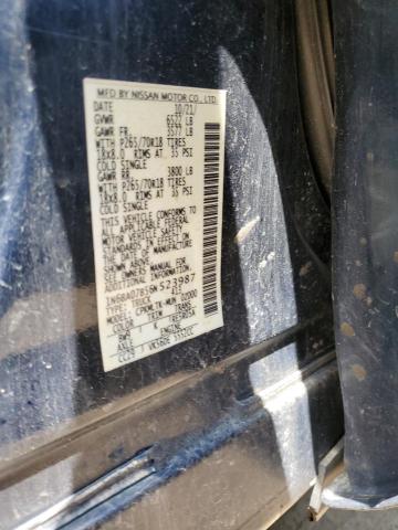 1N6BA07B56N523987 - 2006 NISSAN TITAN XE BLUE photo 12