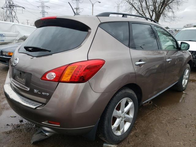 JN8AZ18W69W159130 - 2009 NISSAN MURANO S BROWN photo 3