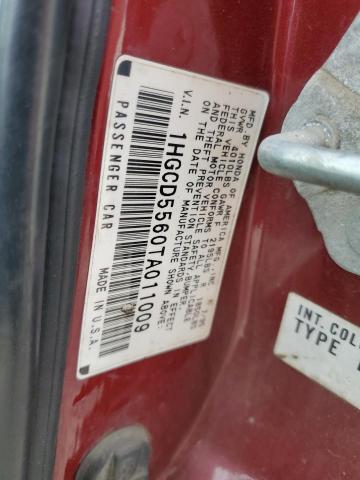 1HGCD5560TA011009 - 1996 HONDA ACCORD EX 栗色 照片 12