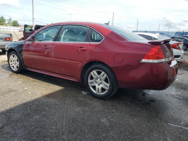 2G1WB5EK1B1152154 - 2011 CHEVROLET IMPALA LT RED photo 2