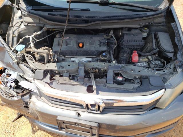 2HGFB2F93CH310098 - 2012 HONDA CIVIC EXL ნაცრისფერი ფოტო 11