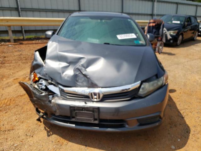 2HGFB2F93CH310098 - 2012 HONDA CIVIC EXL ნაცრისფერი ფოტო 5