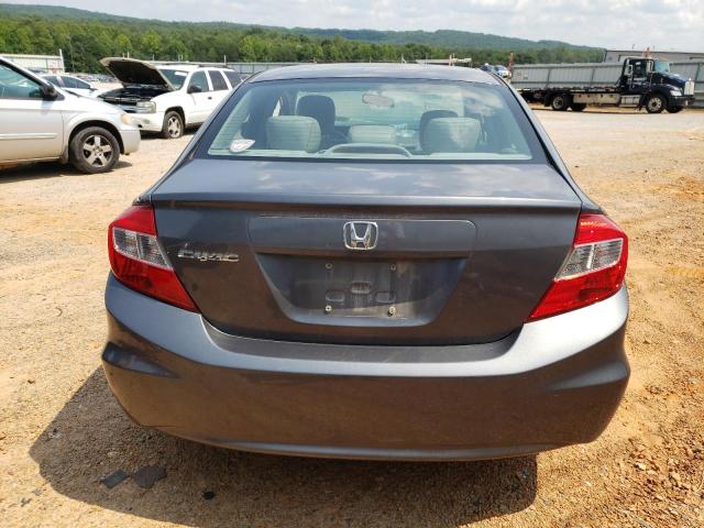 2HGFB2F93CH310098 - 2012 HONDA CIVIC EXL ნაცრისფერი ფოტო 6
