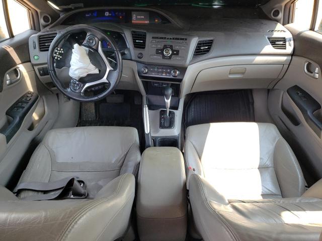 2HGFB2F93CH310098 - 2012 HONDA CIVIC EXL ნაცრისფერი ფოტო 8
