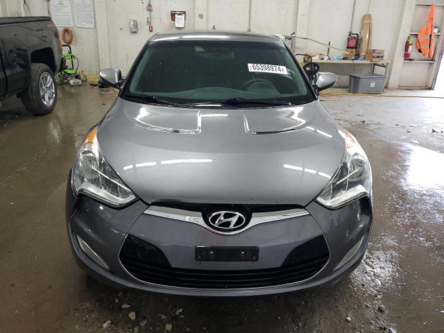 KMHTC6AD0DU103406 - 2013 HYUNDAI VELOSTER GRAY photo 5