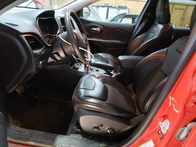 1C4PJMBX2MD233373 - 2021 JEEP CHEROKEE TRAILHAWK RED photo 7