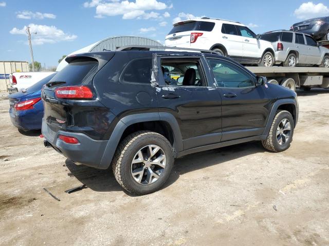 1C4PJMBS1EW160409 - 2014 JEEP CHEROKEE TRAILHAWK BLACK photo 3