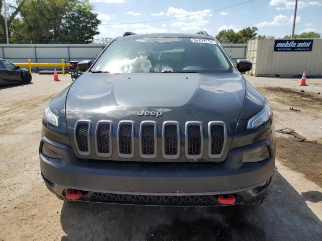 1C4PJMBS1EW160409 - 2014 JEEP CHEROKEE TRAILHAWK BLACK photo 5