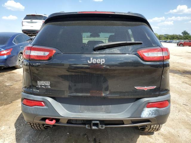 1C4PJMBS1EW160409 - 2014 JEEP CHEROKEE TRAILHAWK BLACK photo 6