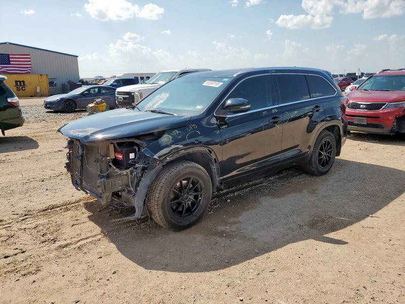 5TDJKRFH7FS106242 - 2015 TOYOTA HIGHLANDER XLE 黑色 照片 1