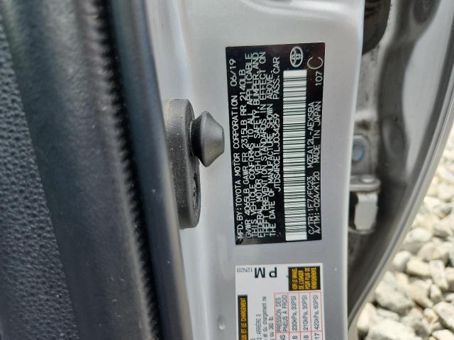 JTDS4RCE1LJ034259 - 2020 TOYOTA COROLLA SE 银色 照片 13