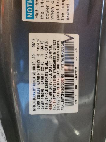 JHMZF1C60FS000006 - 2015 HONDA CR-Z EX 灰色 照片 24