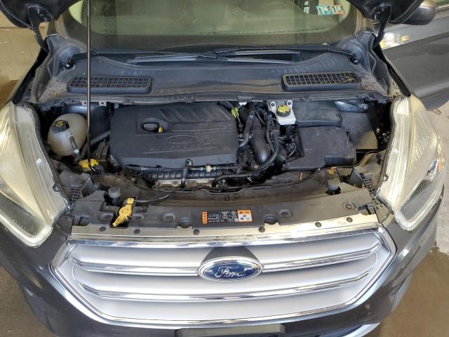 1FMCU0GD0HUD92360 - 2017 FORD ESCAPE SE GRAY photo 12