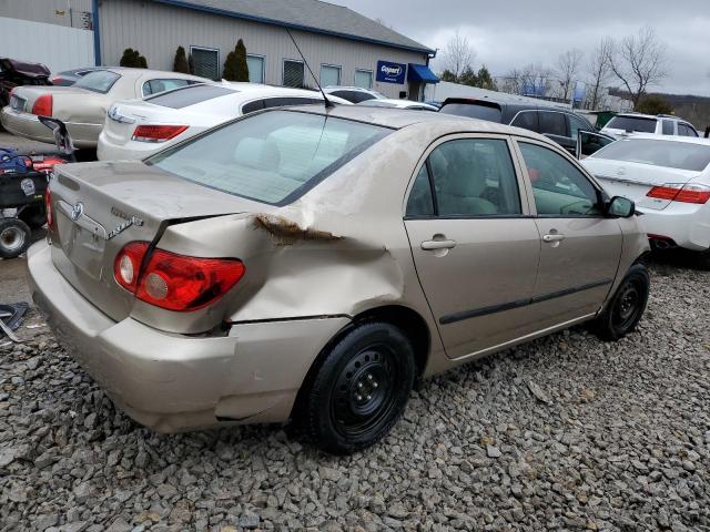 2T1BR32E55C432332 - 2005 TOYOTA COROLLA CE TAN photo 3