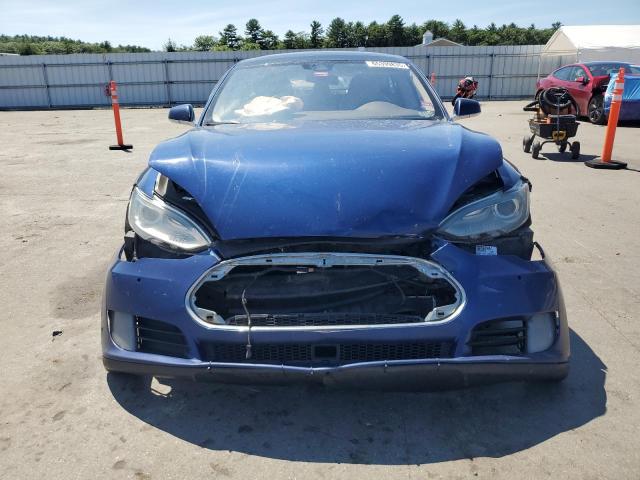 5YJSA1E21FF106585 - 2015 TESLA MODEL S BLUE photo 5