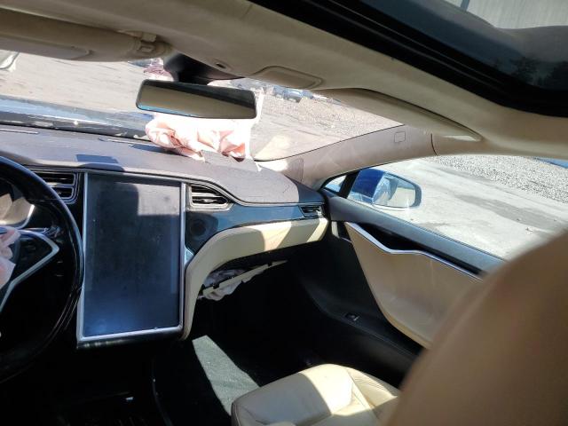 5YJSA1E21FF106585 - 2015 TESLA MODEL S BLUE photo 8