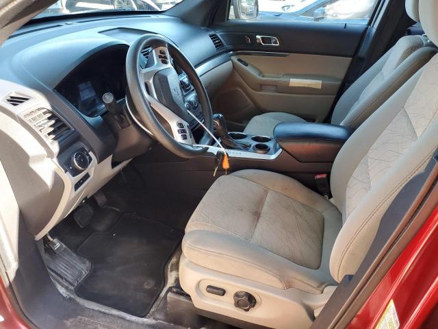 1FM5K7B83DGA31778 - 2013 FORD EXPLORER წითელი ფოტო 7
