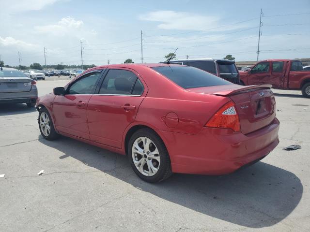 3FAHP0HA7CR372456 - 2012 FORD FUSION SE RED photo 2