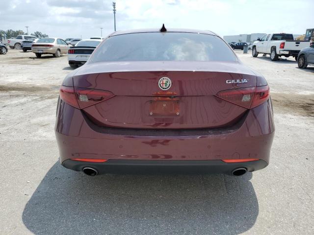 ZARFAEBNXH7547749 - 2017 ALFA ROMEO GIULIA BURGUNDY photo 6