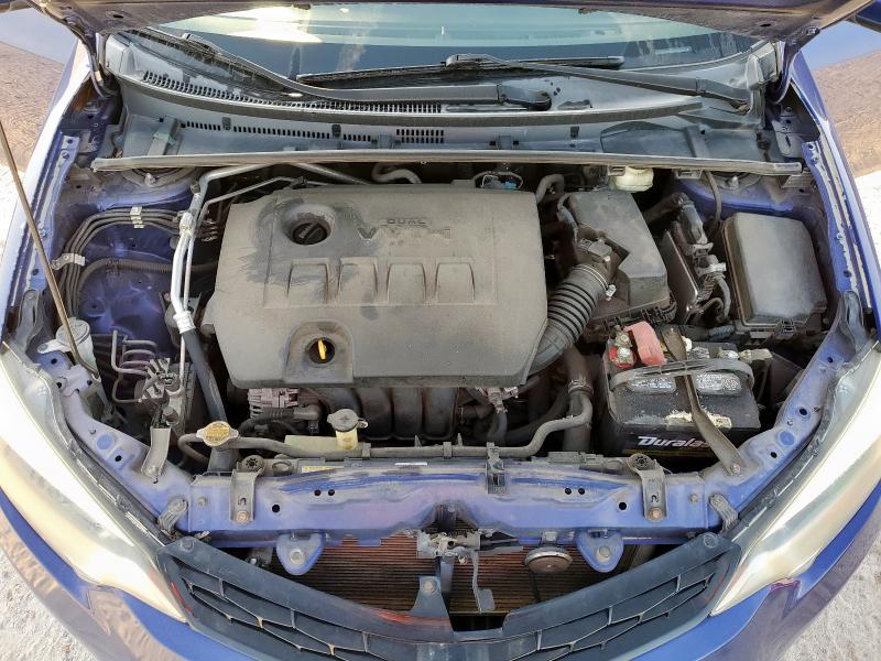 5YFBURHE3FP193485 - 2015 TOYOTA COROLLA L BLUE photo 11