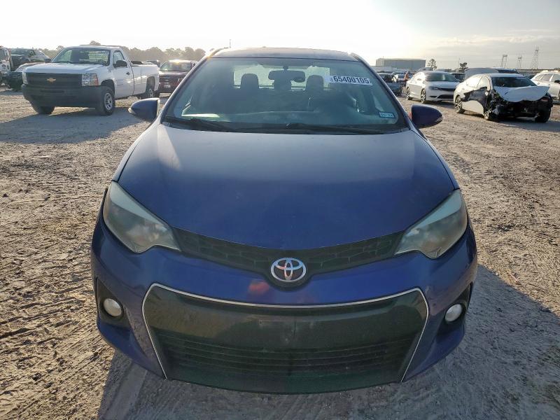 5YFBURHE3FP193485 - 2015 TOYOTA COROLLA L BLUE photo 5