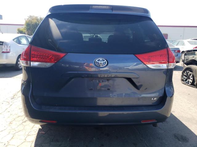 5TDKK3DC6ES460499 - 2014 TOYOTA SIENNA LE BLUE photo 6