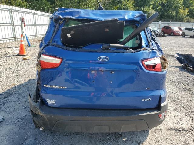 MAJ6S3GL9MC451184 - 2021 FORD ECOSPORT SE BLUE photo 6