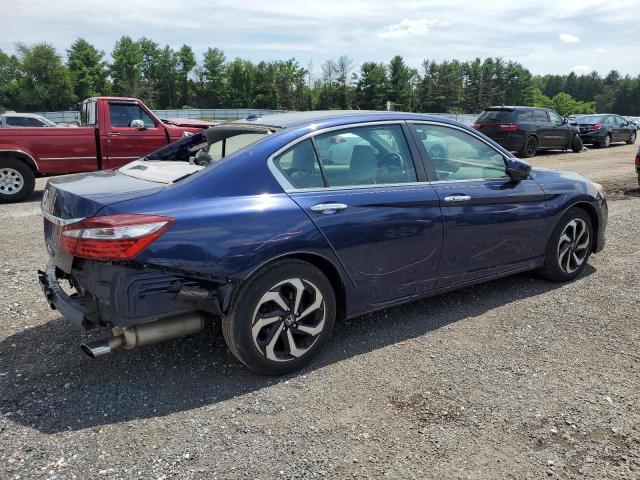 1HGCR2F74HA110799 - 2017 HONDA ACCORD EX BLUE photo 3