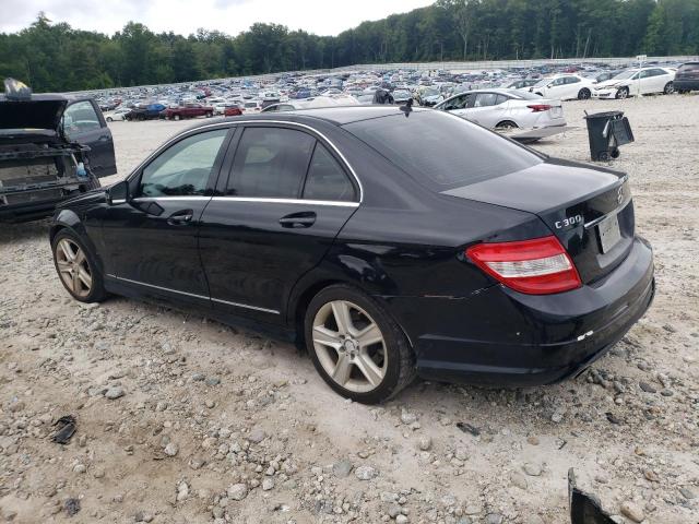 WDDGF5EB2BR134100 - 2011 MERCEDES-BENZ C 300 BLACK photo 2