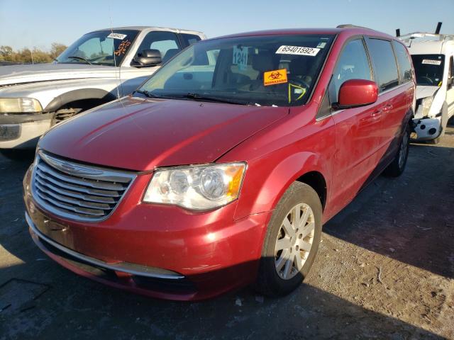 2C4RC1AG7GR133967 - 2016 CHRYSLER TOWN & COU LX RED photo 2
