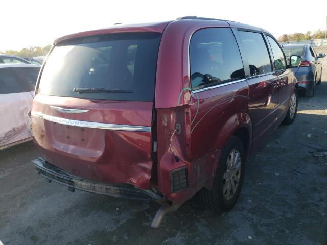 2C4RC1AG7GR133967 - 2016 CHRYSLER TOWN & COU LX RED photo 4