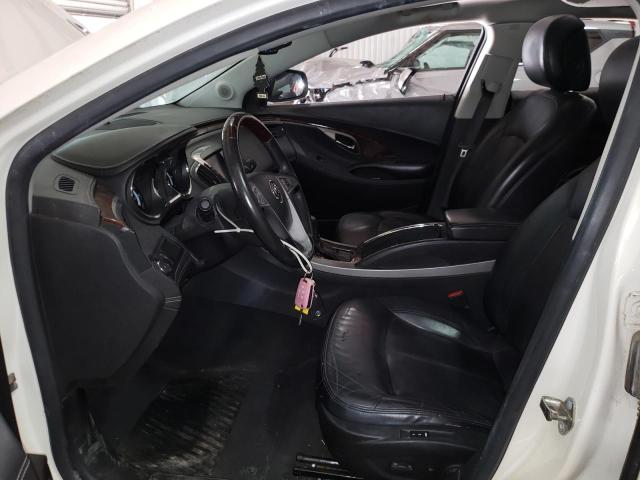 1G4GE5EV9AF237761 - 2010 BUICK LACROSSE CXS WHITE photo 7