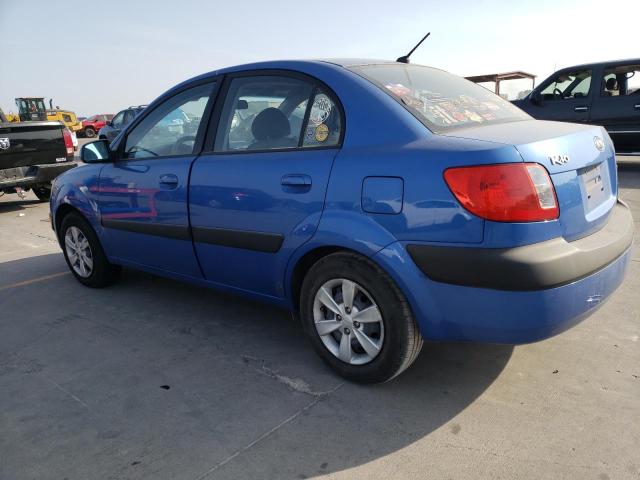 KNADE123386388881 - 2008 KIA RIO BASE BLUE photo 2