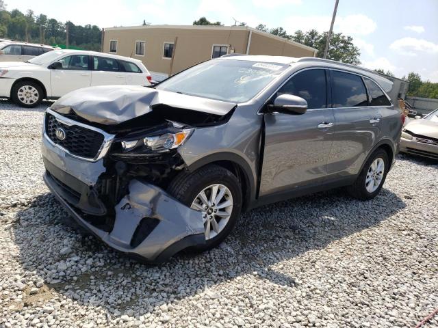 5XYPG4A32KG523513 - 2019 KIA SORENTO L GRAY photo 1