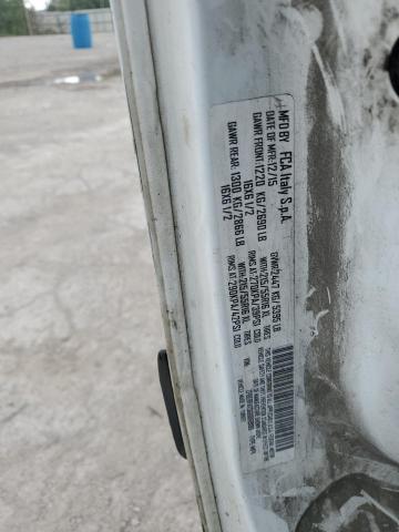 ZFBERFAT5G6B69189 - 2016 RAM PROMASTER WHITE photo 13